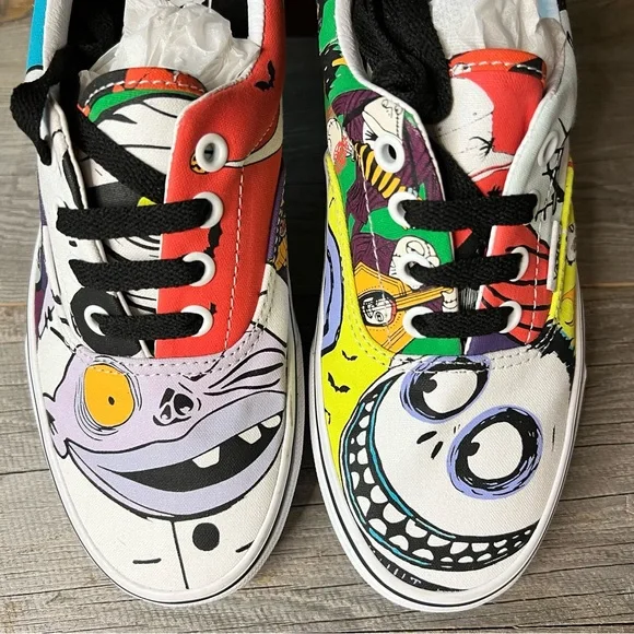 Vans Era x🎄🎃 Nightmare Before Christmas Halloween Town Sneakers, W7|M5.5 - Picture 3 of 16